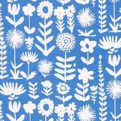 F Schumacher Wild Things Blue 178251 by Vera Neumann Indoor Upholstery Fabric