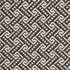 F Schumacher Ionic Weave Black 77122 by Timothy Corrigan Indoor Upholstery Fabric