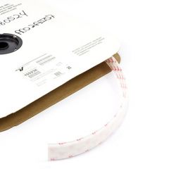 Texacro Velcro Polyester Tape Loop 009 Adhesive Backing 191001/155238 1-inch White - Full Rolls Only (25 yards)