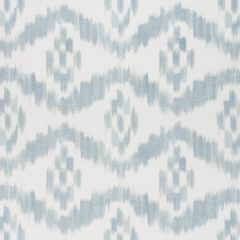 F Schumacher Madaket Ikat Sky 177821 Chambray Collection Indoor Upholstery Fabric
