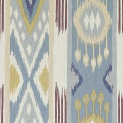 Duralee Blue / Gold DP61435-56 Portsmouth Print Collection Indoor Upholstery Fabric