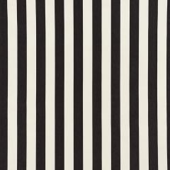 F Schumacher Andy Stripe Black 71320 Essentials Classic Stripes Collection Indoor Upholstery Fabric
