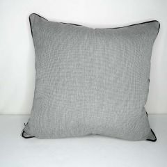 Indoor/Outdoor Sunbrella Demo Graphite - 22x22 Throw Pillow with Welt