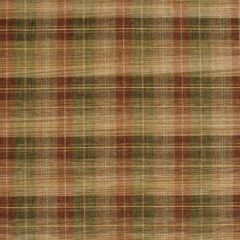 Mulberry Home Clan Chenille Burnt Orange / Green / Nutmeg FD598-P13 Indoor Upholstery Fabric