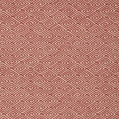 F. Schumacher Greek Key Ruby 174502 Tessera Collection Indoor Upholstery Fabric