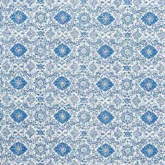 F Schumacher Montecito Floral Indigo 177620 by Mark D Sikes Indoor Upholstery Fabric