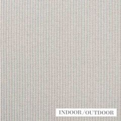 F Schumacher Shoreline Stripe Stone 73850 Indoor / Outdoor Linen Collection Upholstery Fabric