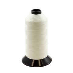 Coats Polymatic Anti-Wick / Drip-Stop Bonded Monocord Dacron Thread Size 125 White