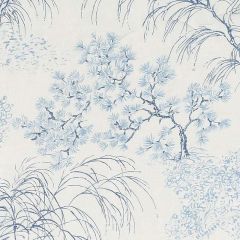 F Schumacher Mori Sheer Porcelain 178360 Patterned Sheers and Casements Collection Indoor Upholstery Fabric
