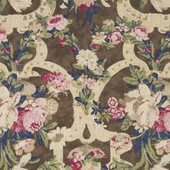 Ralph Lauren Hathersage Floral Juniper Berry FRL5206 Hardwick Hall Collection Indoor Upholstery Fabric