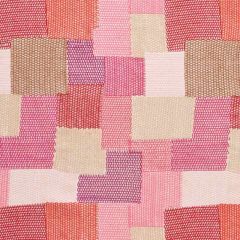 F Schumacher Carnaby Pink and Red 76181 Free Spirit Collection Indoor Upholstery Fabric