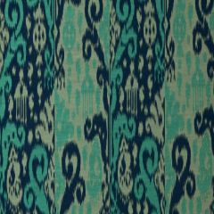 Beacon Hill Cassia Ikat Lagoon 226071 Ikats and Suzanis Collection Multipurpose Fabric