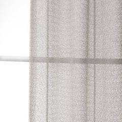 Robert Allen Contract Loopy Sheer Platinum 241193 Decorative Sheers Collection Drapery Fabric
