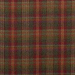 Mulberry Home Country Plaid Red / Lovat / Heather FD699-V156 Indoor Upholstery Fabric