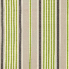 F. Schumacher Minzer Cotton Stripe Vert 66012 Sea Island Stripes Collection