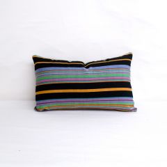 Indoor/Outdoor Perennials Beachcomber Stripe Chroma - 20x12 Horizontal Stripes Throw Pillow