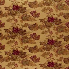 F Schumacher Longwood Leaves Spice 166373 Indoor Upholstery Fabric