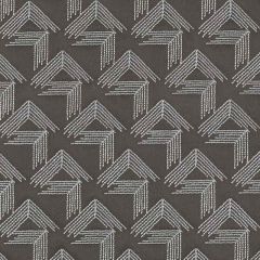 F Schumacher V Step Charcoal 69433 by Miles Redd Indoor Upholstery Fabric