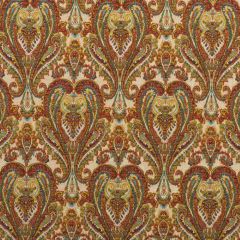 Mulberry Home Bohemian Paisley Multi FD728-Y101 Bohemian Romance Collection Indoor Upholstery Fabric