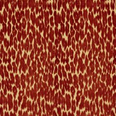 Lee Jofa LE Leopard Garnet 2012148-19 by Oscar De La Renta Indoor Upholstery Fabric