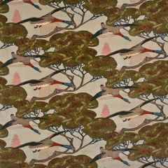 Mulberry Home Flying Ducks Velvet Sky FD258-H22 Multipurpose Fabric