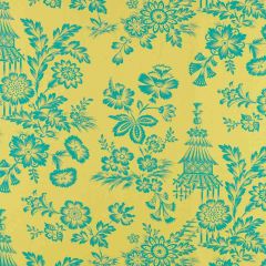 F Schumacher Song Garden Chartreuse 175751 Schumacher Classics Collection Indoor Upholstery Fabric