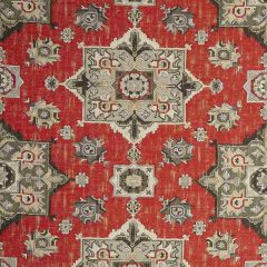 Clarke and Clarke Malatya Crimson F0798-06 Indoor Upholstery Fabric