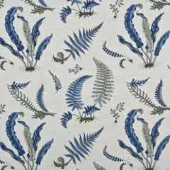 GP and J Baker Ferns Indigo / Linen BP10382-1 Indoor Upholstery Fabric