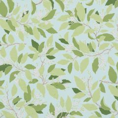 F Schumacher Dogwood Leaf Aqua 176522 by Miles Redd Indoor Upholstery Fabric