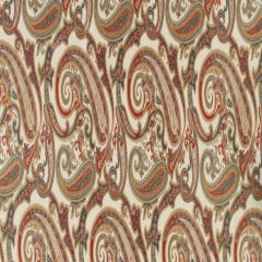 Robert Allen Paisley Cove Lacquer Red 231307 Indoor Upholstery Fabric