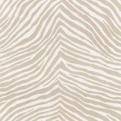 F Schumacher Iconic Zebra Natural 177442 Happy Together Collection Indoor Upholstery Fabric