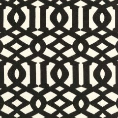 F. Schumacher Imperial Trellis Velvet Noir 65593 Chroma Collection Upholstery Fabric