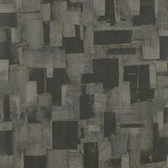 Threads Cubist Charcoal 15018-985 Vinyl Wallpaper Collection I Wall Covering