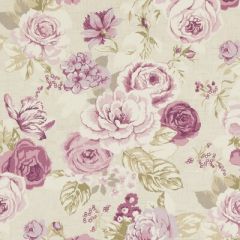 Clarke And Clarke Genevieve Mulberry F0622-03 Genevieve Collection Multipurpose Fabric
