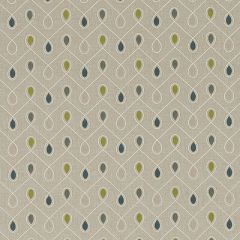 Clarke And Clarke Healey Teal-Acacia F0936-06 Richmond Collection Drapery Fabric