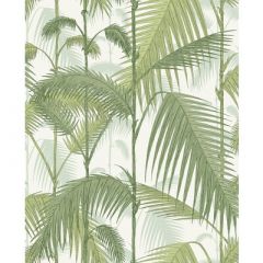 Cole And Son Palm Jungle Olive Green On White F111/2007L Contemporary Fabrics Collection Multipurpose Fabric