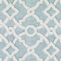 Duralee Seaglass 42473-619 Astoria Trellis Print Collection Upholstery Fabric