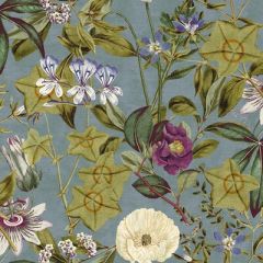 Clarke And Clarke Passiflora Slate-Amethyst F1304-05 Exotica Collection Multipurpose Fabric