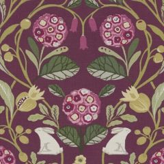 Clarke And Clarke Forester Plum F1314-04 Sherwood Collection Multipurpose Fabric