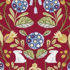 Clarke And Clarke Forester Rouge F1314-05 Sherwood Collection Multipurpose Fabric