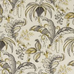 Clarke And Clarke Ophelia Charcoal-Ochre F1330-01 Eden Collection Multipurpose Fabric
