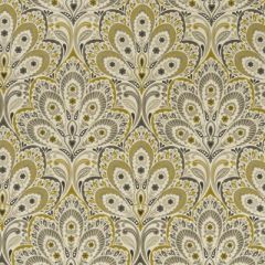 Clarke And Clarke Persia Charcoal-Ochre F1332-01 Eden Collection Multipurpose Fabric