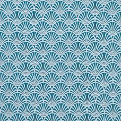 Clarke And Clarke Zellige Teal F1351-04 Prince Of Persia Collection Multipurpose Fabric