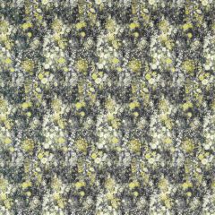 Clarke and Clarke Rosedene Charcoal/Chartreuse F1539-1 Country Escape Collection Multipurpose Fabric