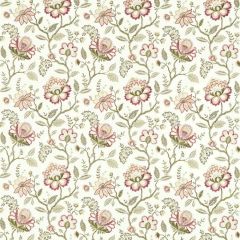 Clarke and Clarke Adeline Blush/Raspberry F1543-2 Clarke and Clarke Vintage Collection Drapery Fabric