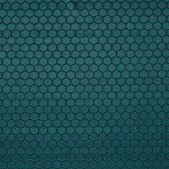 Clarke and Clarke Hexa Peacock F1565-5 Clarke and Clarke Illusion Collection Indoor Upholstery Fabric