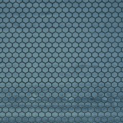 Clarke and Clarke Hexa Teal F1565-9 Clarke and Clarke Illusion Collection Indoor Upholstery Fabric