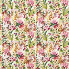 Clarke and Clarke Hydrangea Mineral / Ochre 157602 Floral Flourish By Studio G For CandC Collection Multipurpose Fabric