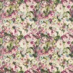 Clarke and Clarke Kingsley Multi Linen 157801 Floral Flourish By Studio G For CandC Collection Multipurpose Fabric