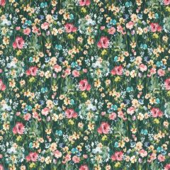 Clarke and Clarke Wild Meadow Forest 159603 Floral Flourish By Studio G For CandC Collection Multipurpose Fabric